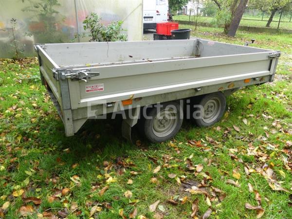 Grote foto aluminium dubbelas aanhanger 2000 kg saris c2000 agrarisch aanhangwagens