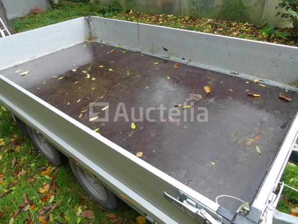Grote foto aluminium dubbelas aanhanger 2000 kg saris c2000 agrarisch aanhangwagens