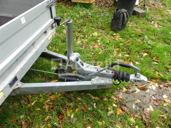 Grote foto aluminium dubbelas aanhanger 2000 kg saris c2000 agrarisch aanhangwagens