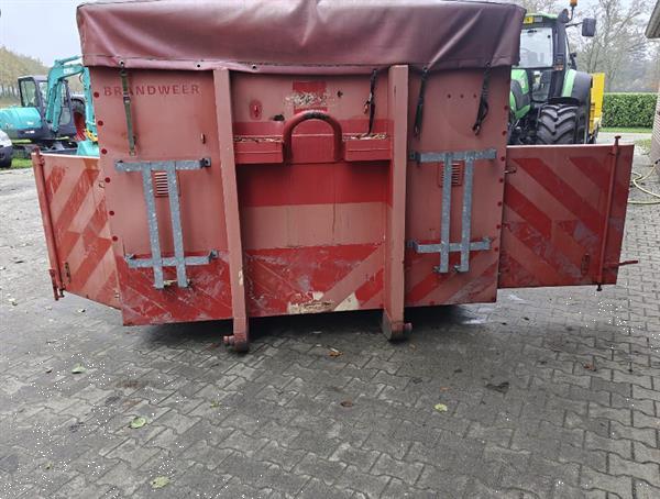 Grote foto haakarm container ex brandweer lengte 5 meter met achter klep doe het zelf en verbouw overige doe het zelf en verbouw