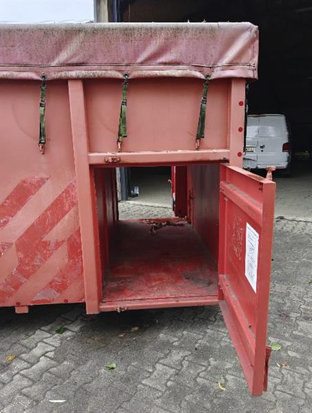 Grote foto haakarm container ex brandweer lengte 5 meter met achter klep doe het zelf en verbouw overige doe het zelf en verbouw