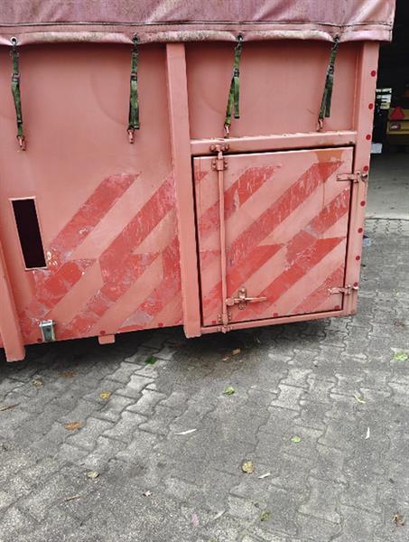 Grote foto haakarm container ex brandweer lengte 5 meter met achter klep doe het zelf en verbouw overige doe het zelf en verbouw