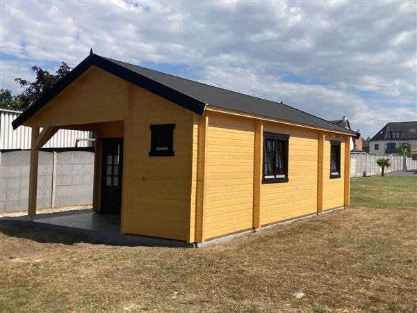 Grote foto maatwerk blokhutten woonunits bijgebouwen. tuin en terras tuinhuisjes en blokhutten