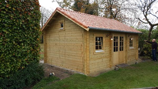 Grote foto maatwerk blokhutten woonunits bijgebouwen. tuin en terras tuinhuisjes en blokhutten