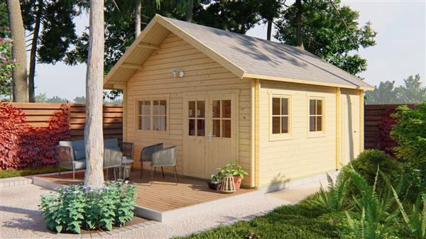 Grote foto maatwerk blokhutten woonunits bijgebouwen. tuin en terras tuinhuisjes en blokhutten