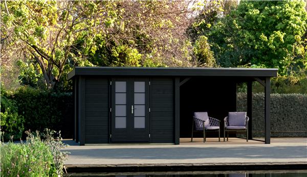 Grote foto maatwerk blokhutten woonunits bijgebouwen. tuin en terras tuinhuisjes en blokhutten