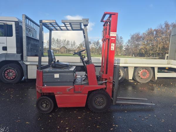 Grote foto nyk fb15 1 5 ton elektrisch mast 2w370 agrarisch heftrucks