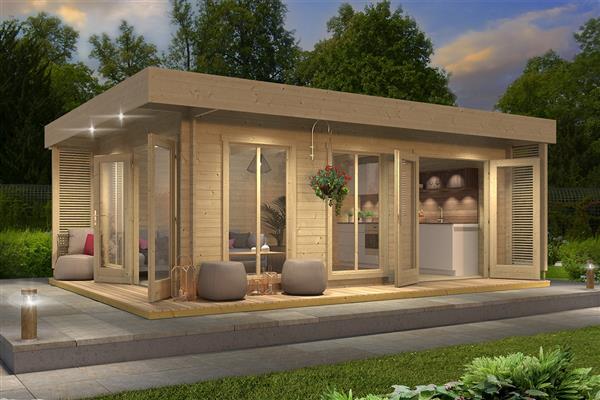 Grote foto nieuw blokhut dominica tuin en terras tuinhuisjes en blokhutten