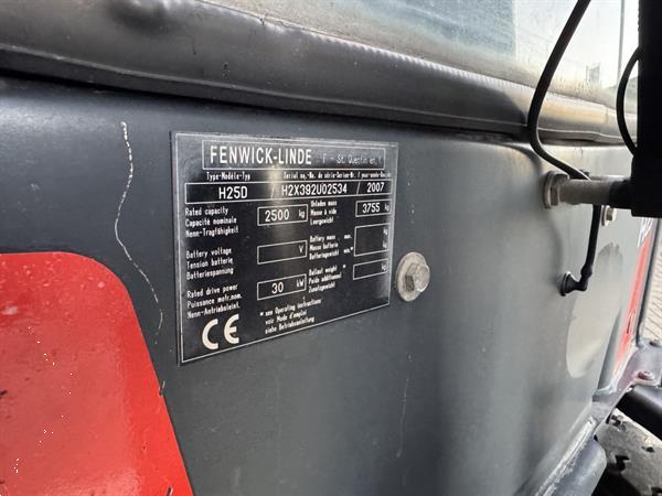 Grote foto linde h25d triplo 590 freelift sideshift vorkversteller vw diesel 2007 agrarisch heftrucks