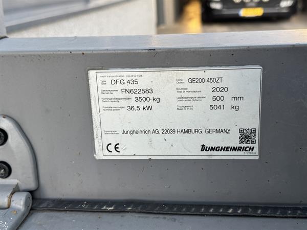 Grote foto jungheinrich dfg435 duplo 450 sideshift kubota diesel 2020 agrarisch heftrucks