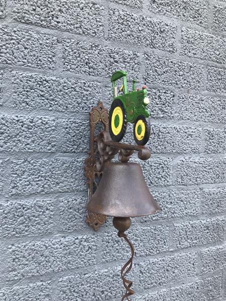 Grote foto deurbel tractor john deere gietijzer doe het zelf en verbouw deuren en horren