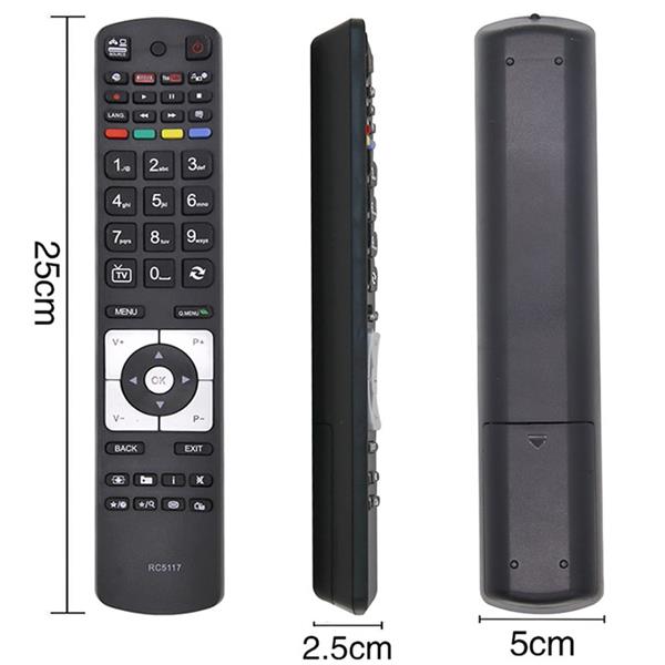 Grote foto salora universele afstandsbediening rc5117 slimtron hit v2 diversen overige diversen