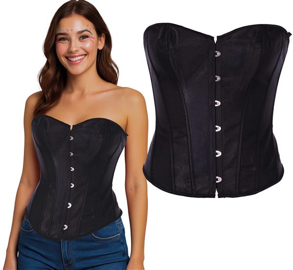 Grote foto zwarte corset dames verzamelen overige verzamelingen