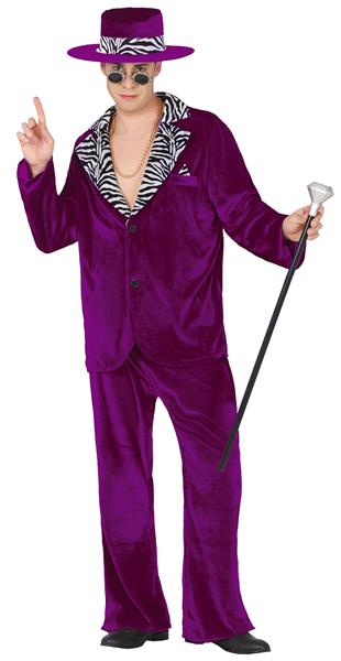 Grote foto maffia kostuum paars heren verzamelen overige verzamelingen