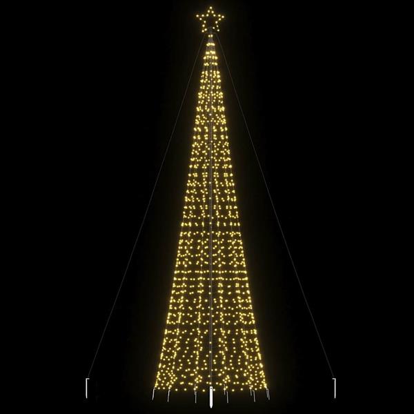 Grote foto vidaxl led kerstboom met spikes 1534 leds warm wit 500 cm diversen overige diversen