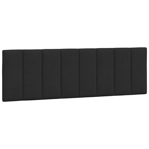 Grote foto vidaxl hoofdbordkussen hanko 160 cm fluweel zwart antiek en kunst stoelen en banken