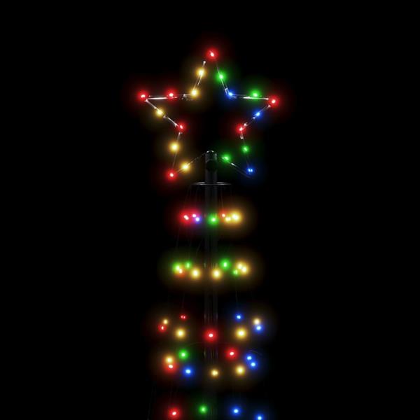 Grote foto vidaxl led kerstboom met spikes 570 leds kleurrijk 300 cm diversen overige diversen
