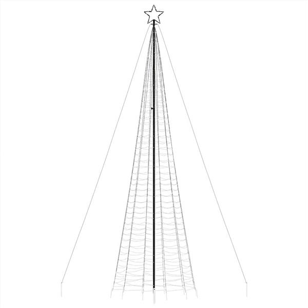 Grote foto vidaxl led kerstboom met spikes 1534 leds warm wit 500 cm diversen overige diversen