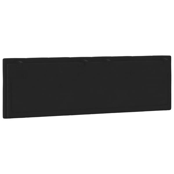 Grote foto vidaxl hoofdbordkussen hanko 160 cm fluweel zwart antiek en kunst stoelen en banken