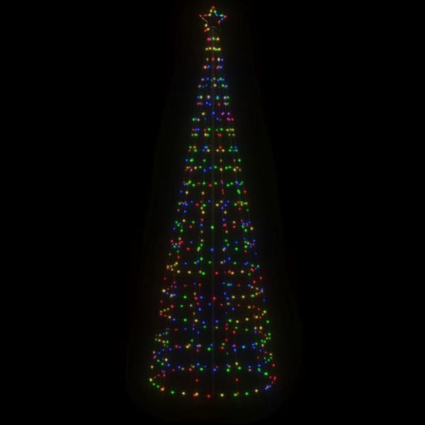 Grote foto vidaxl led kerstboom met spikes 570 leds kleurrijk 300 cm diversen overige diversen