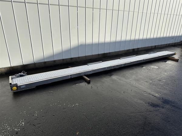 Grote foto qj producties transportband 765 x 45 cm met riem pp modulair agrarisch transportbanden