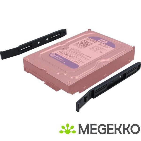 Grote foto inter tech 4u 40248 rack zwart grijs computers en software behuizingen en kasten