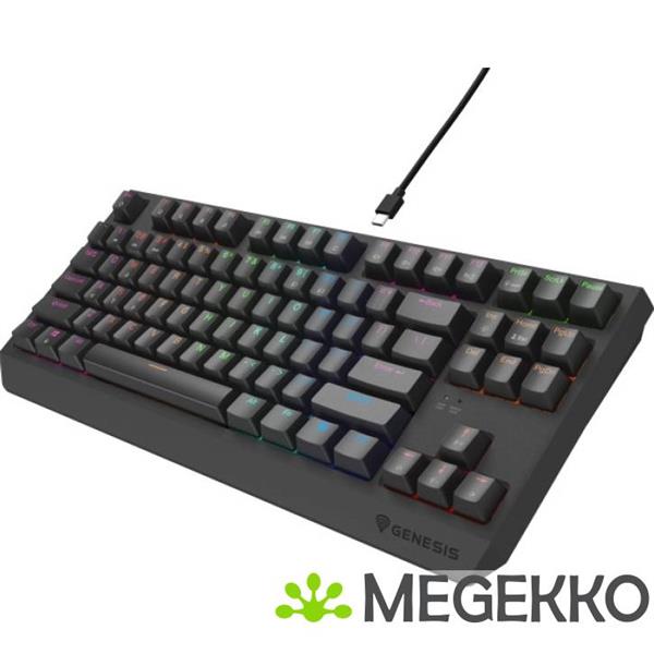 Grote foto genesis nkg 2076 thor 230 tkl lite rgb toetsenbord zwart computers en software toetsenborden