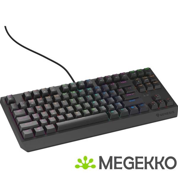 Grote foto genesis nkg 2076 thor 230 tkl lite rgb toetsenbord zwart computers en software toetsenborden