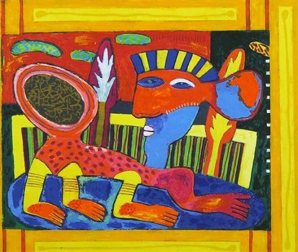 Grote foto clemens briels dish dog antiek en kunst litho en zeefdrukken