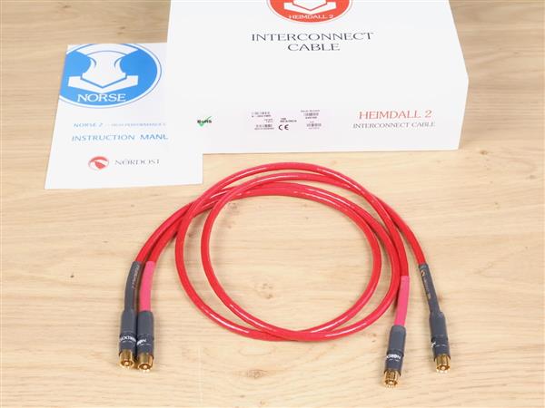 Grote foto nordost norse heimdall 2 audio interconnects rca 1 0 metre audio tv en foto onderdelen en accessoires