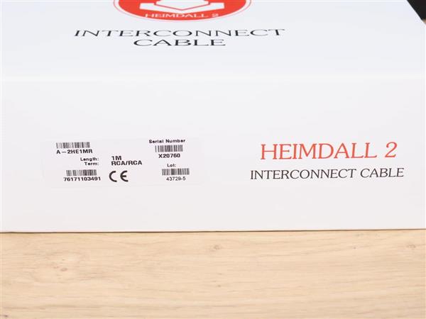 Grote foto nordost norse heimdall 2 audio interconnects rca 1 0 metre audio tv en foto onderdelen en accessoires