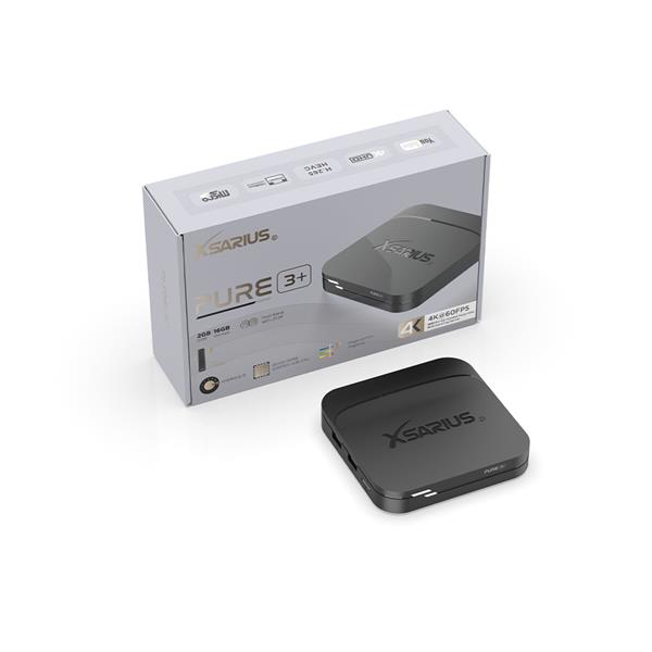 Grote foto xsarius pure 3 plus android iptv set top box gratis mini toetsenbord blackfridaydeal diversen overige diversen