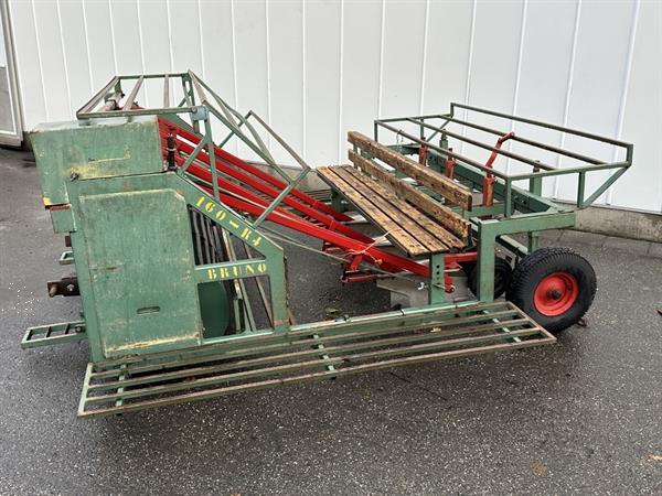 Grote foto compact bruno 160 r4 transplanter voor 4 rijen voor perskluitjes agrarisch zaaimachines