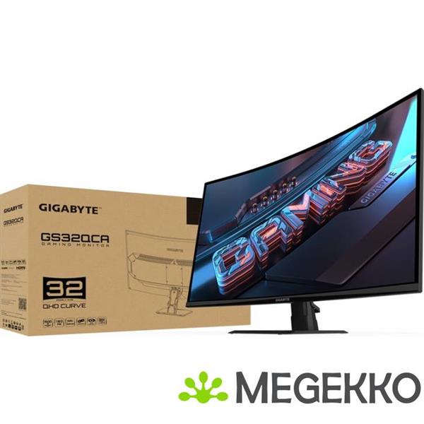 Grote foto gigabyte gs32qca 32 quad hd 180hz va curved gaming monitor computers en software overige computers en software