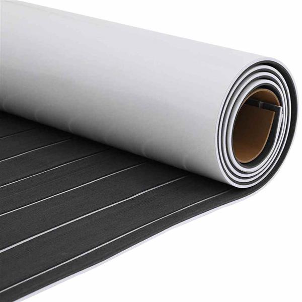 Grote foto vidaxl bootvloer donkergrijs en wit 240 x 90 cm eva schuim doe het zelf en verbouw tegels