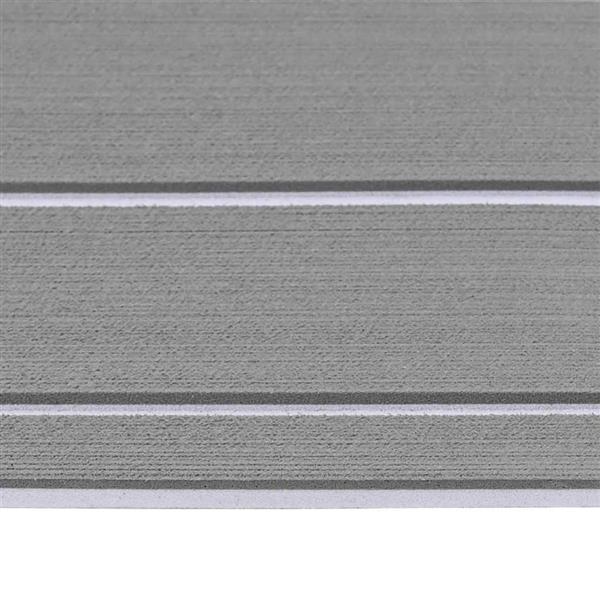 Grote foto vidaxl bootvloer lichtgrijs en wit 240 x 90 cm eva schuim doe het zelf en verbouw tegels