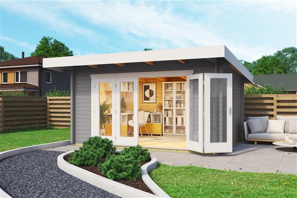 Grote foto nieuw tuinhuis sussex 1 bifold door 2600x1957 tuin en terras tuinhuisjes en blokhutten