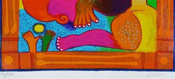 Grote foto clemens briels mujer antiek en kunst litho en zeefdrukken