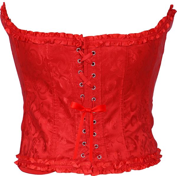 Grote foto rood corset dames kant verzamelen overige verzamelingen