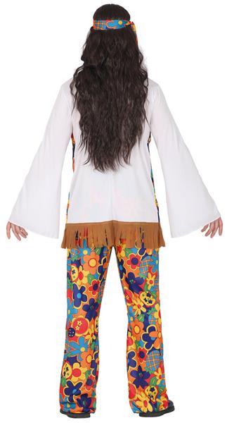 Grote foto hippie 60s kostuum heren bloemen 3 delig verzamelen overige verzamelingen
