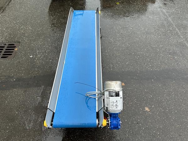 Grote foto transportband roestvrij staal 180 x 30 cm agrarisch transportbanden