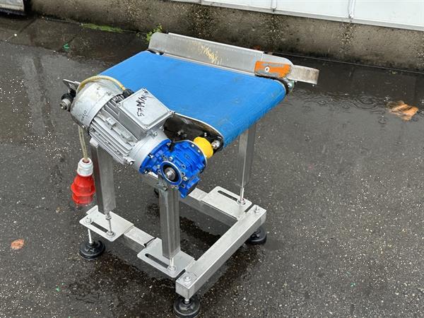 Grote foto transportband roestvrij staal 55 x 29 cm agrarisch transportbanden