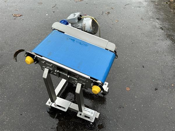 Grote foto transportband roestvrij staal 55 x 29 cm agrarisch transportbanden