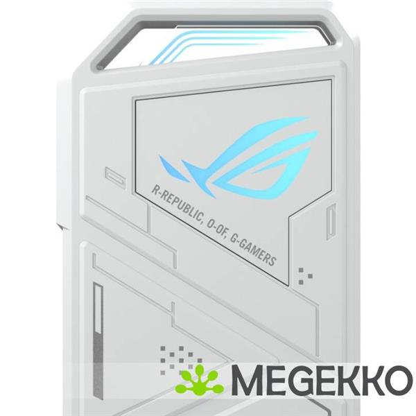 Grote foto asus rog strix arion white edition computers en software behuizingen en kasten