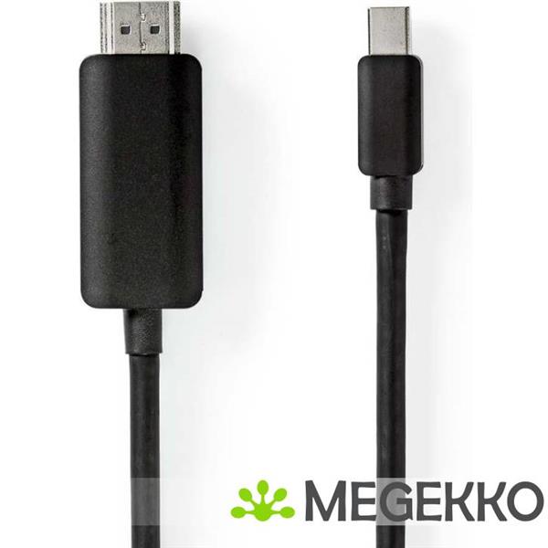Grote foto nedis mini displayport male hdmi male 2 0 m zwart computers en software overige computers en software
