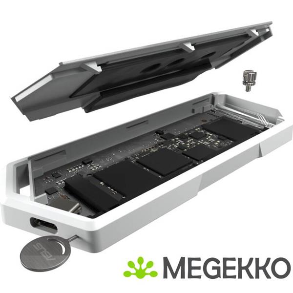 Grote foto asus rog strix arion white edition computers en software behuizingen en kasten