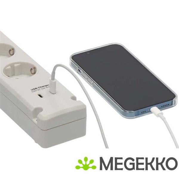 Grote foto bremounta stekkerdoos 5 voudig met 2 usb c laadaansluitingen usb c stekkerblok met schakelaar en 3m computers en software overige