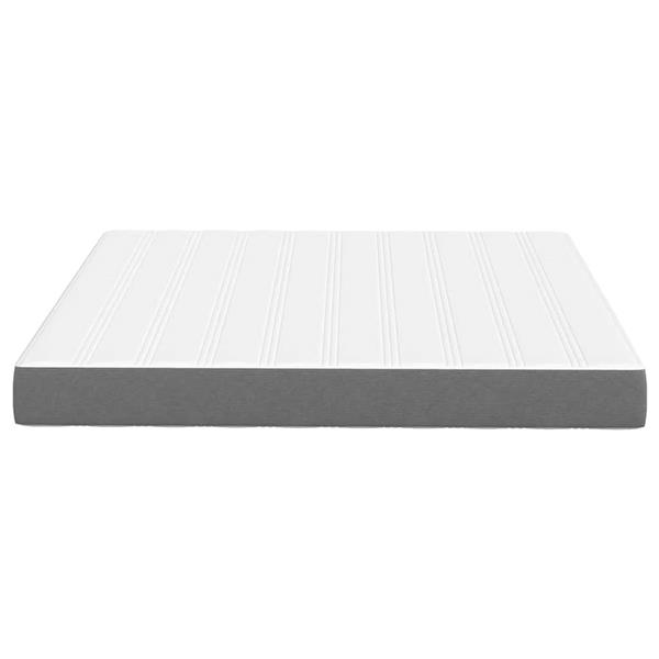 Grote foto vidaxl bedmatras met matras lichtgrijs 180 x 200 cm stof antiek en kunst stoelen en banken