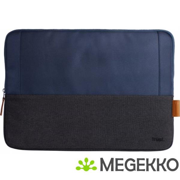 Grote foto trust lisboa laptoptas 16 inch blauw computers en software overige computers en software