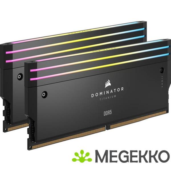 Grote foto corsair ddr5 dominator titanium 2x32gb 6400 computers en software harde schijven